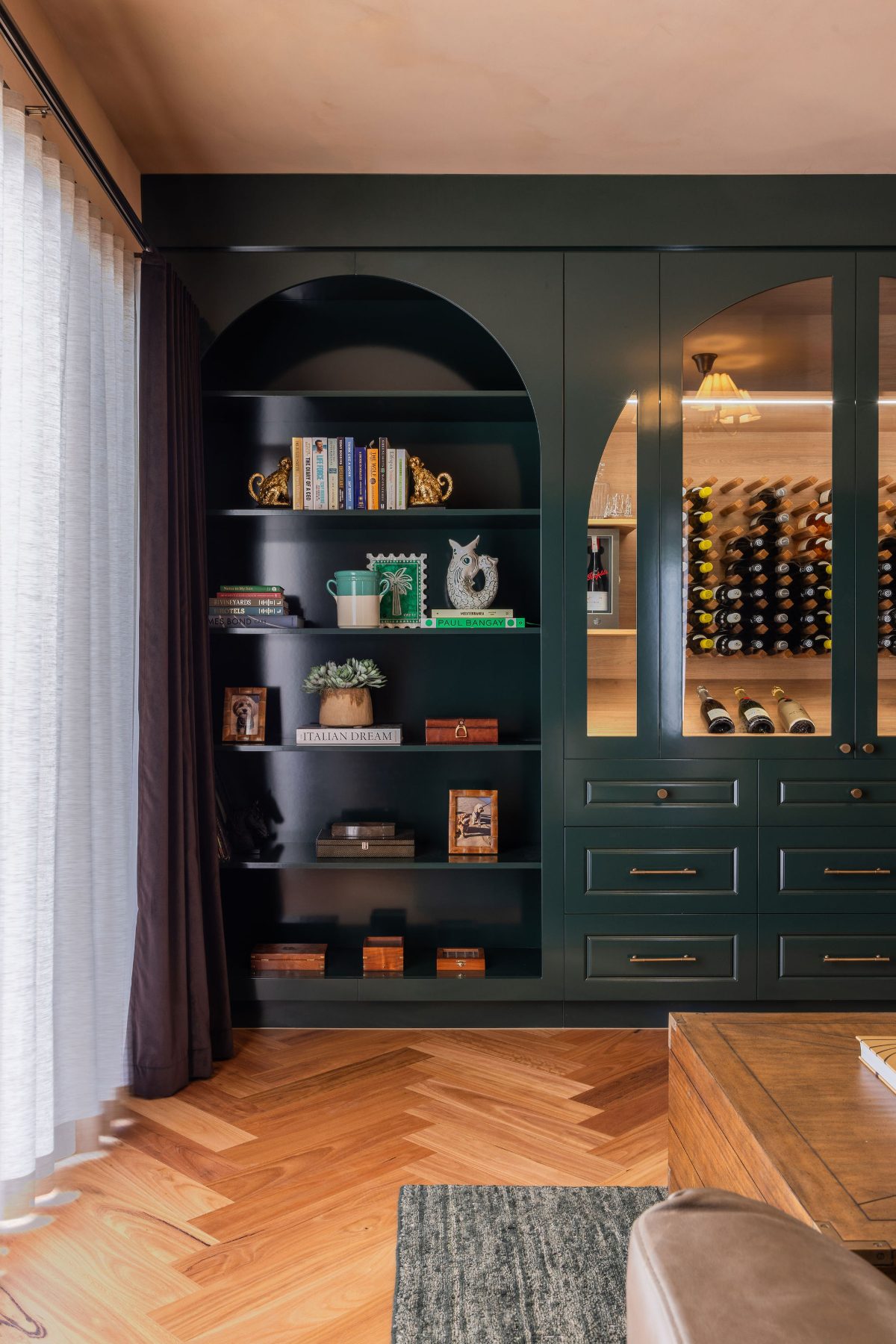 Completed wine room project