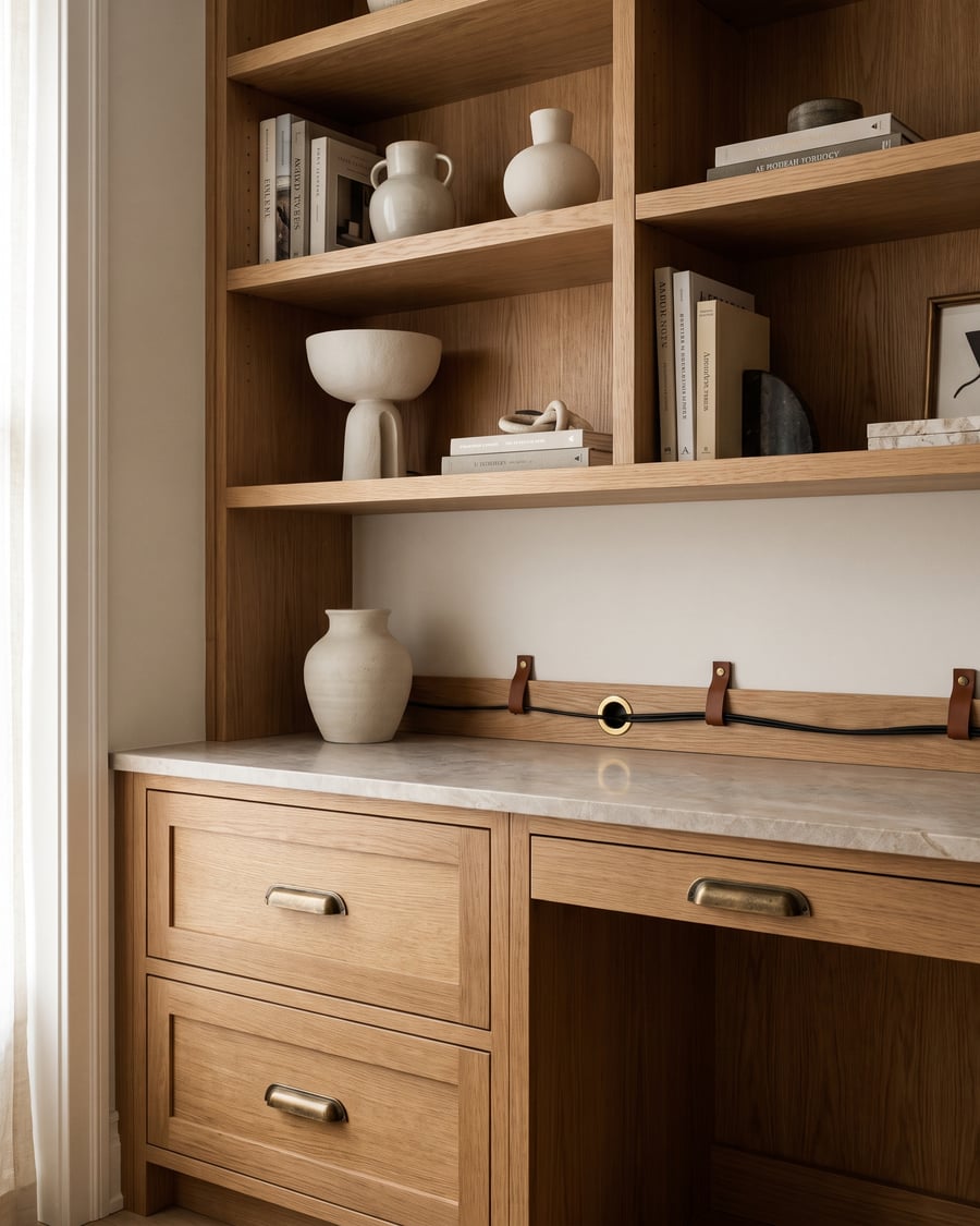 Desk & Shelving Detail, Concept