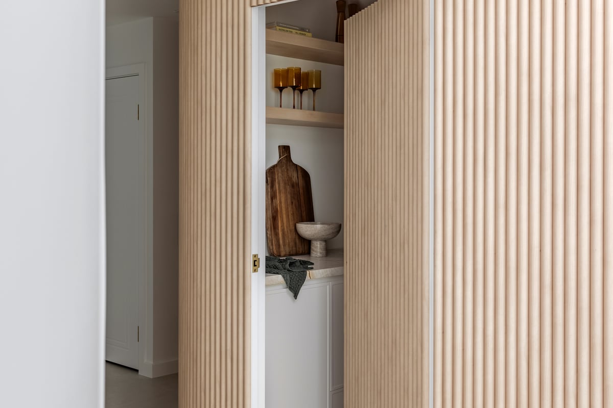 A completed butler's pantry renovation on the Gold Coast